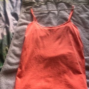 Orange strap top